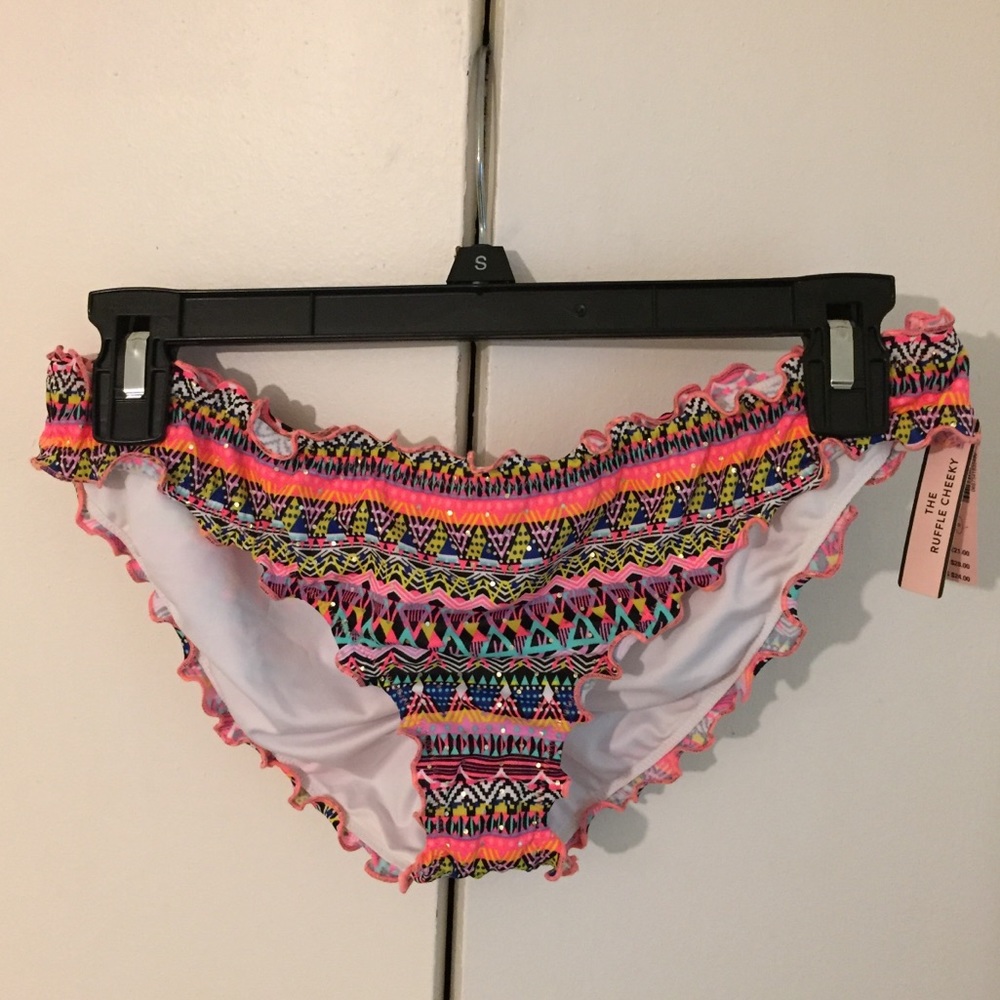 Victoria’s Secret Ruffle Cheeky Bikini Bottom